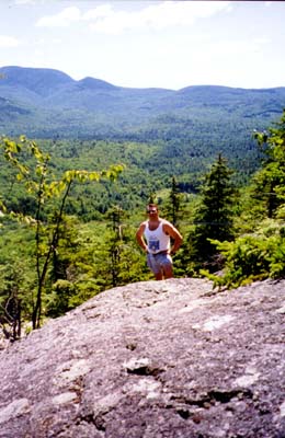 JUL98-Lance-On-Cliff